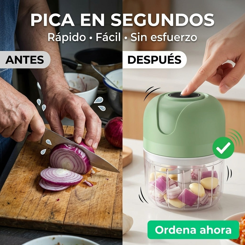 ChopMaster Pro™ – Mini Procesador Eléctrico de Alimentos