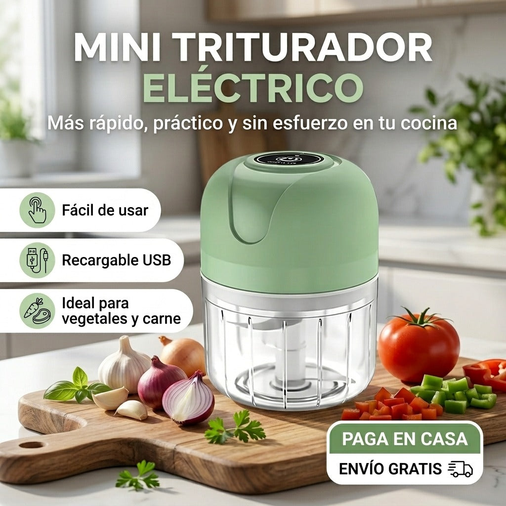 ChopMaster Pro™ – Mini Procesador Eléctrico de Alimentos