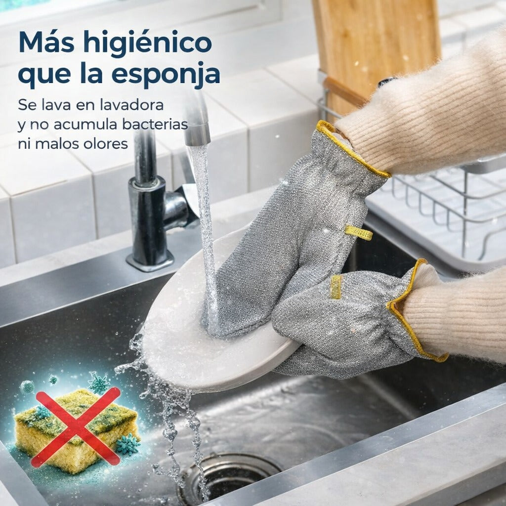 CleanHand Pro™ Limpia todo, protege tus manos y olvídate de la esponja