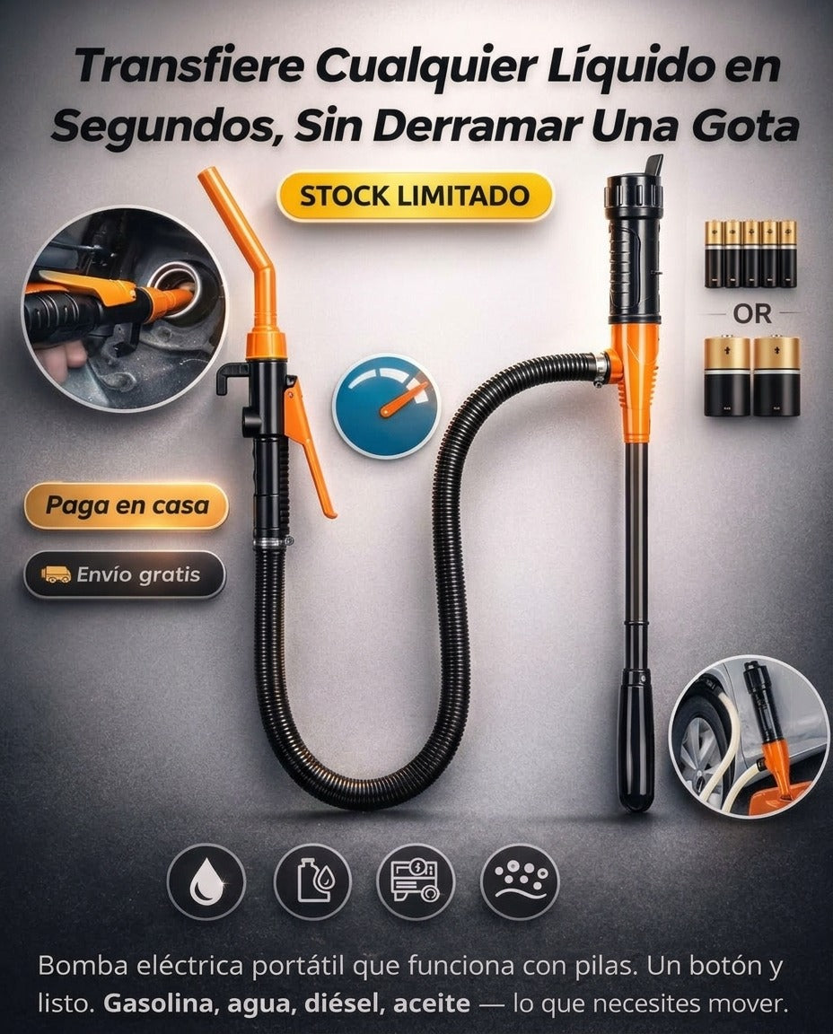 TransFlow Pro™ — Transfiere Cualquier Líquido en Segundos Sin Derramar ...