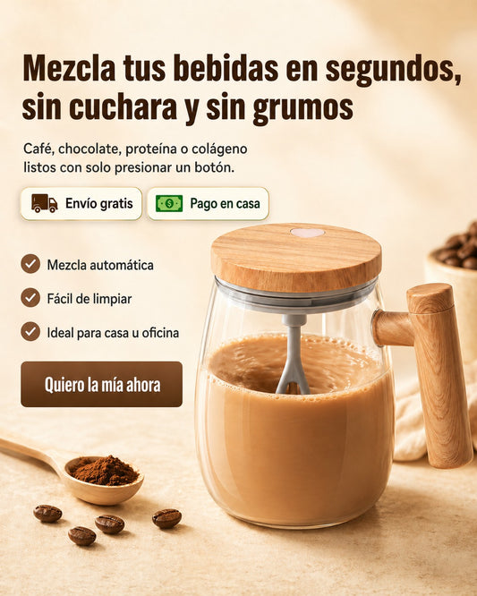 MixCup Pro™ – Taza Mezcladora Automática