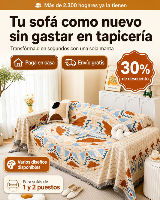 CoverStyle Pro™ — Manta Cubre Sofá Multiusos
