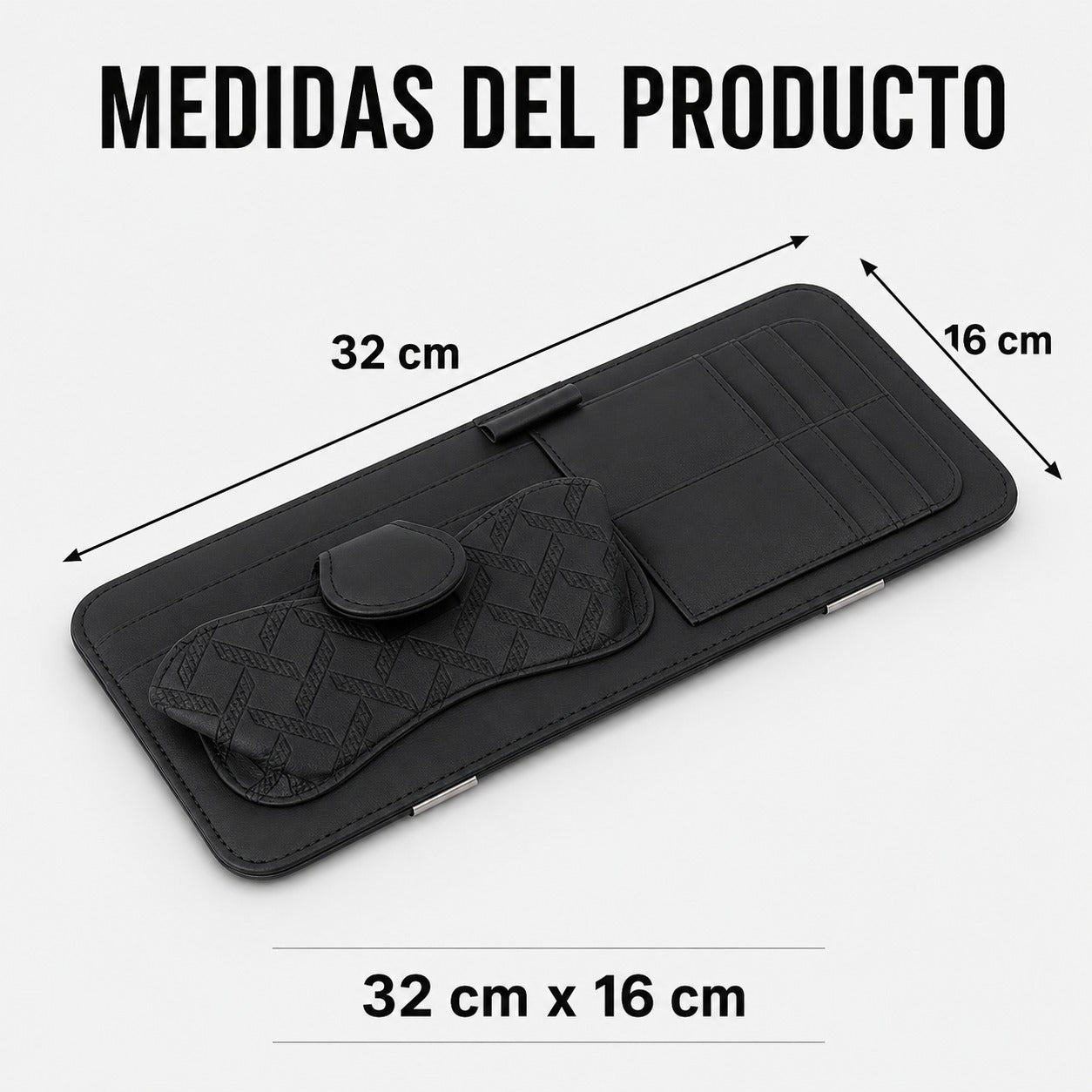 VisorPro™ — Organizador Multifuncional para Visera de Carro