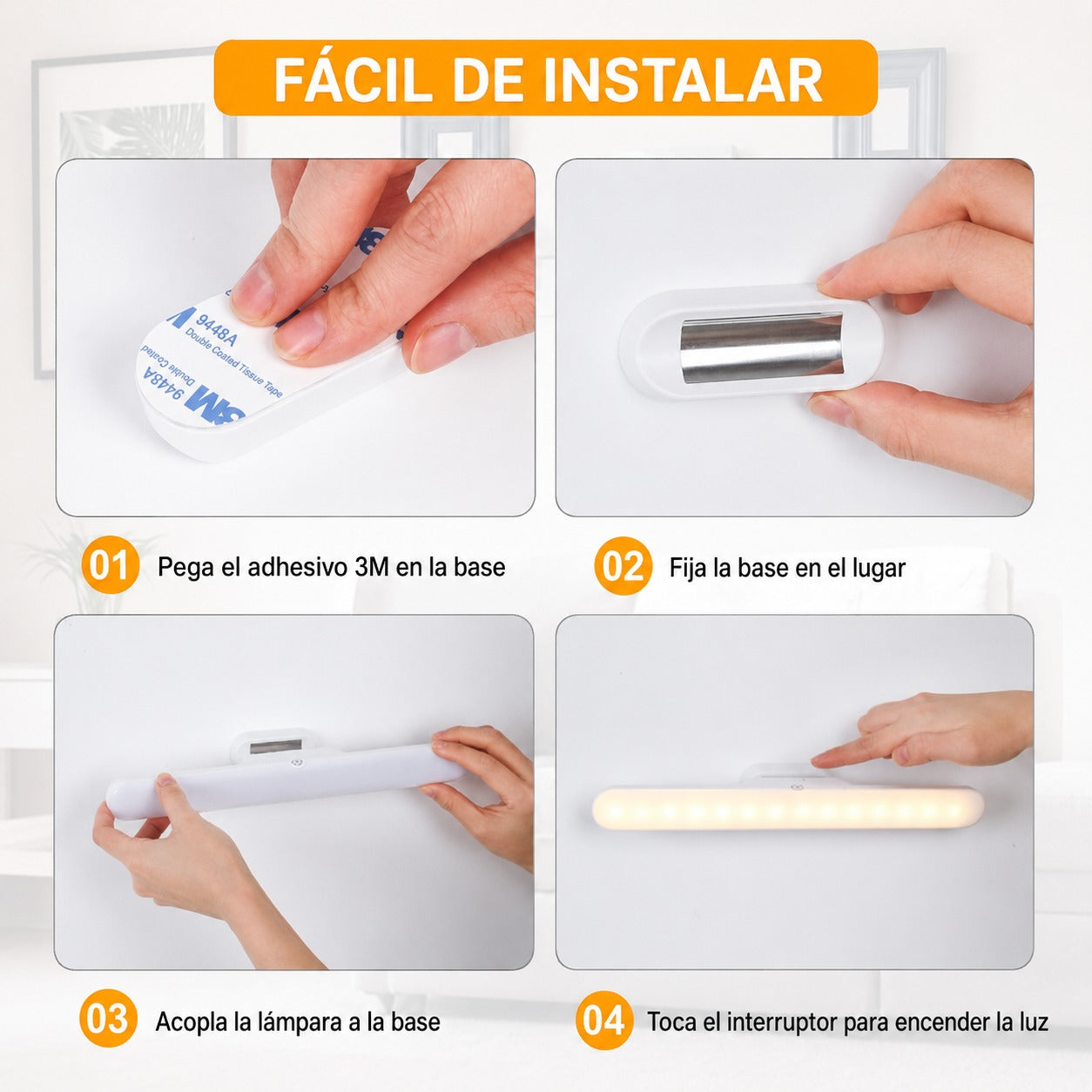 LuzFlex Pro™ — Lámpara LED Magnética Recargable con Luz Ajustable