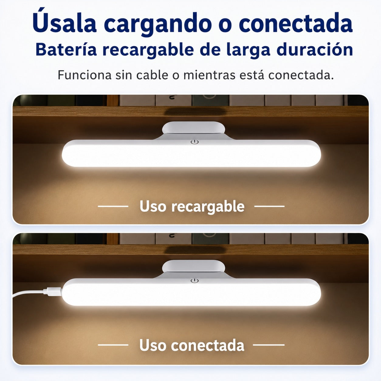 LuzFlex Pro™ — Lámpara LED Magnética Recargable con Luz Ajustable