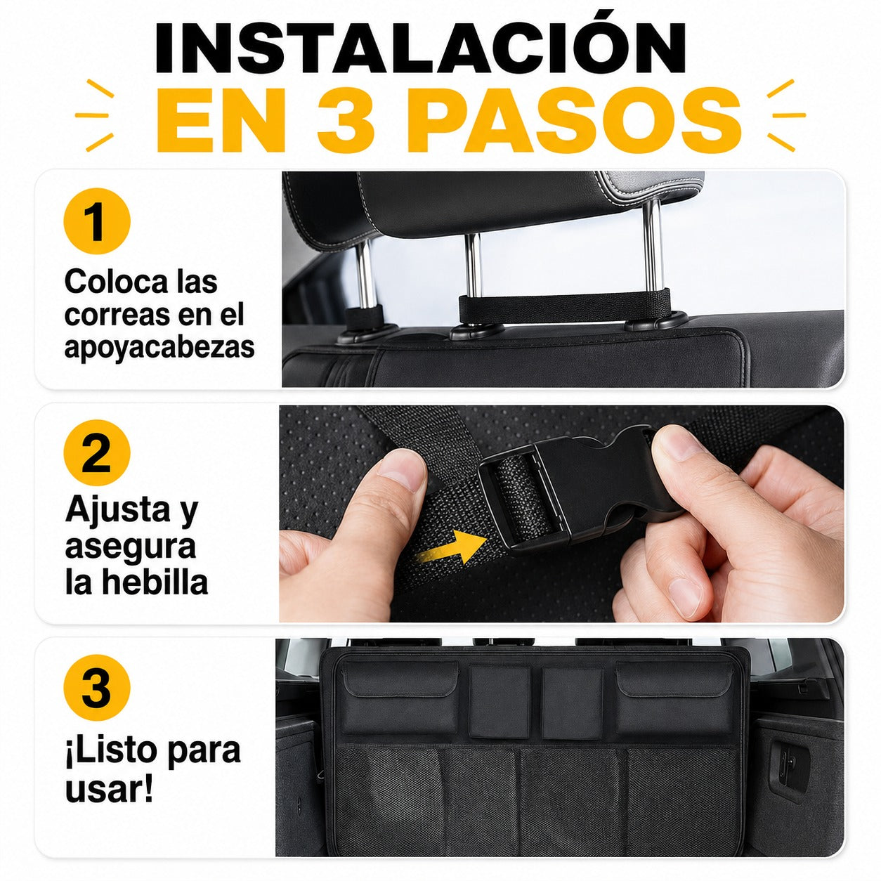BaúlMax Pro™ — Organizador Colgante para Maletero