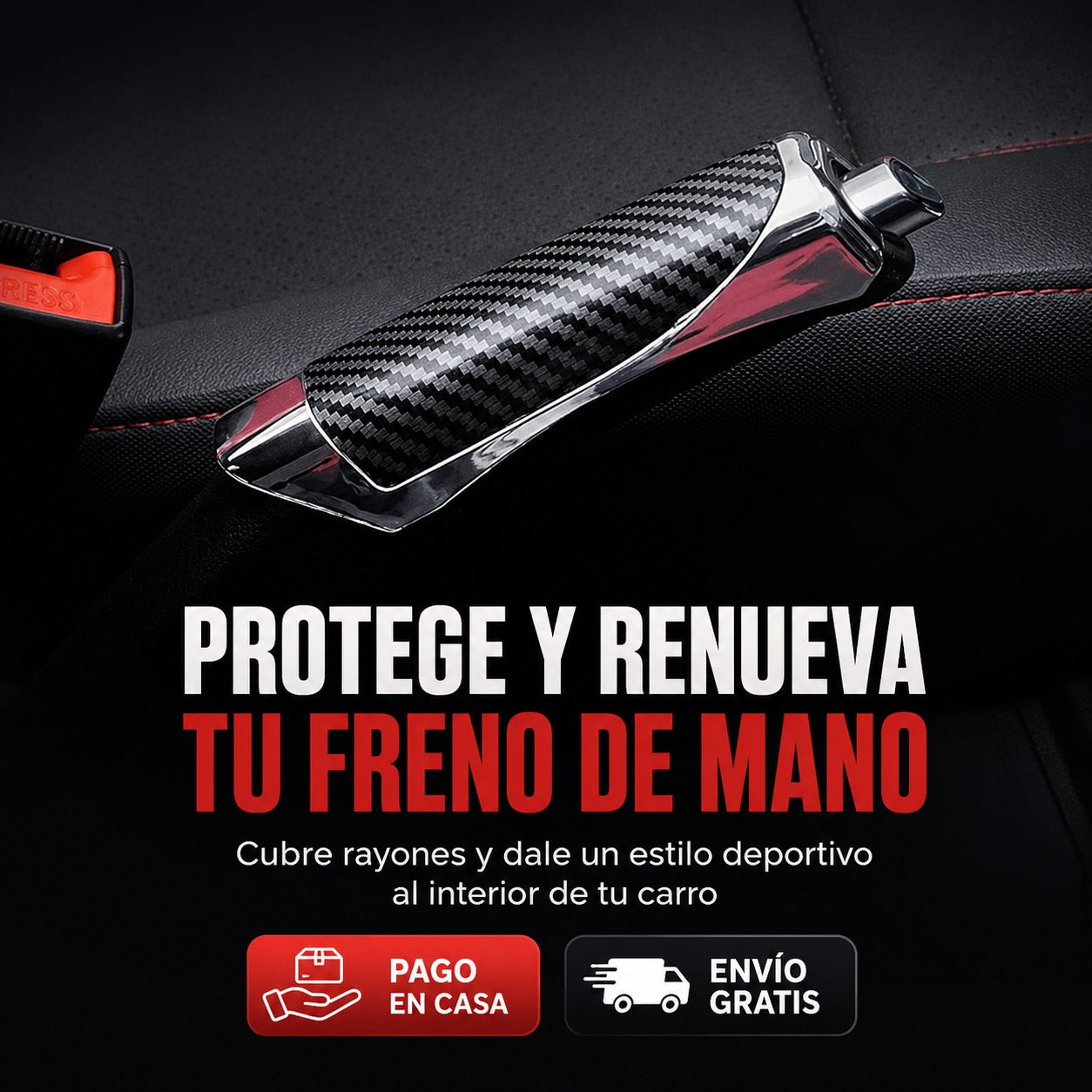 Protector En Fibra De Carbono Para Freno