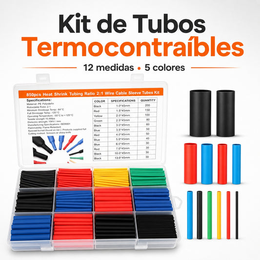 CableSeal Pro™ – Kit Termocontraíble para Proteger Cables