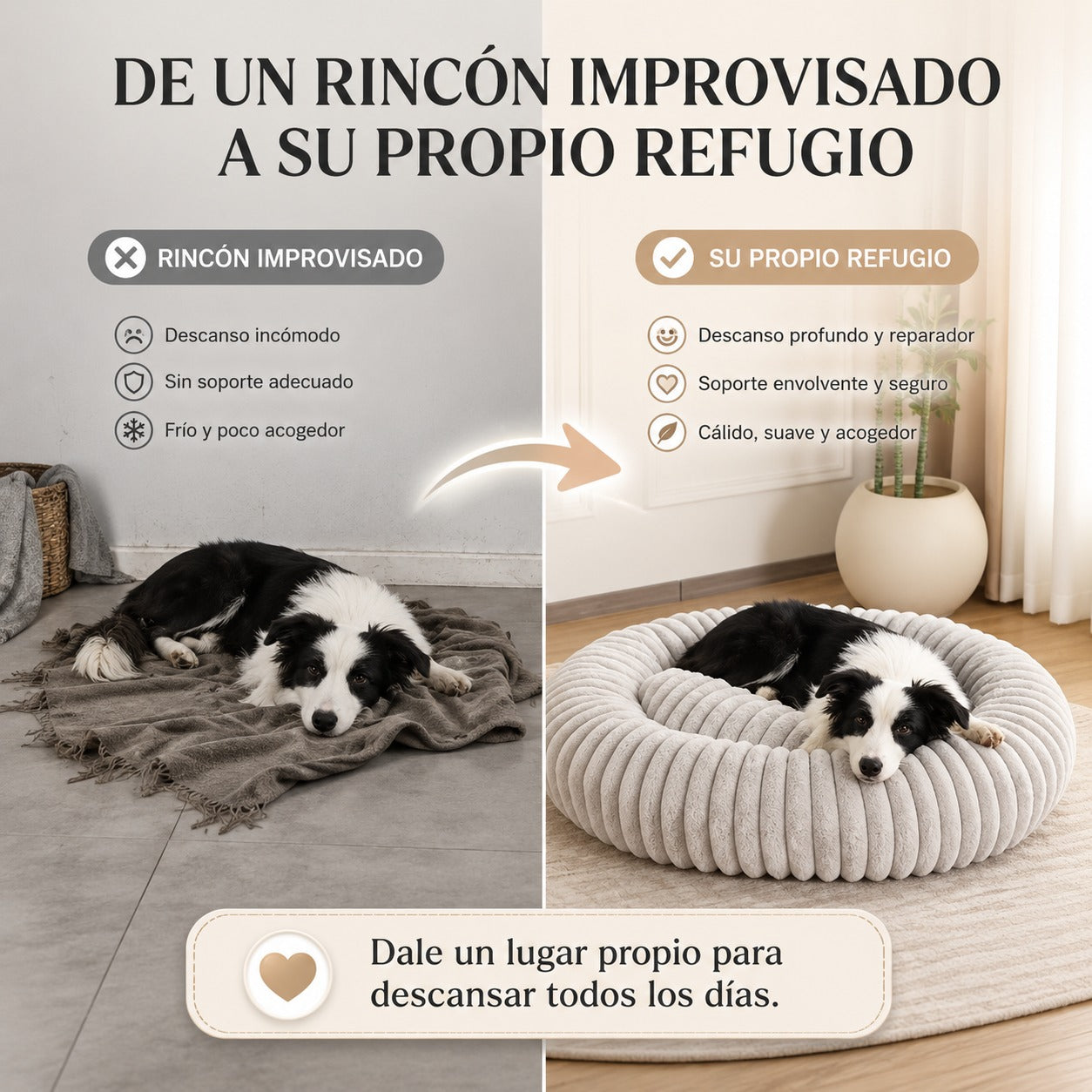 CAMA REDONDA  PARA PERROS Y GATOS
