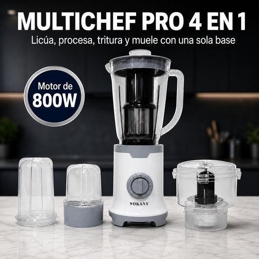 Licuadora Multifuncional SOKANY 4 en 1