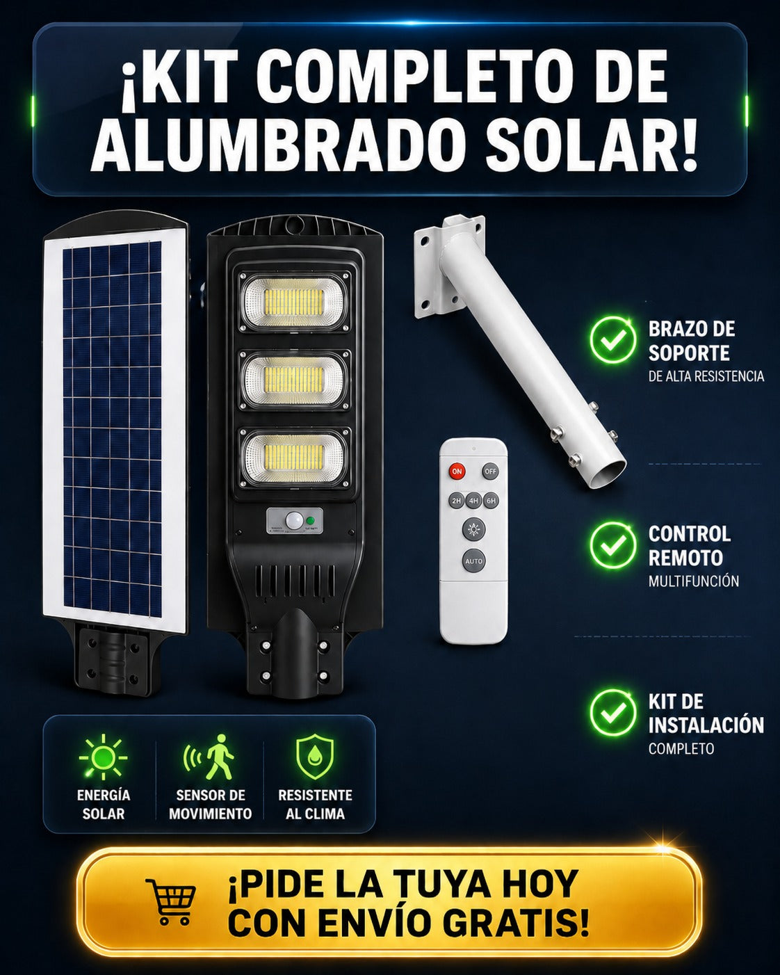 La Solución Total para el Exterior de Tu Propiedad: Máxima Seguridad, $0 en Recibos de Luz e Instalación Sin Electricistas