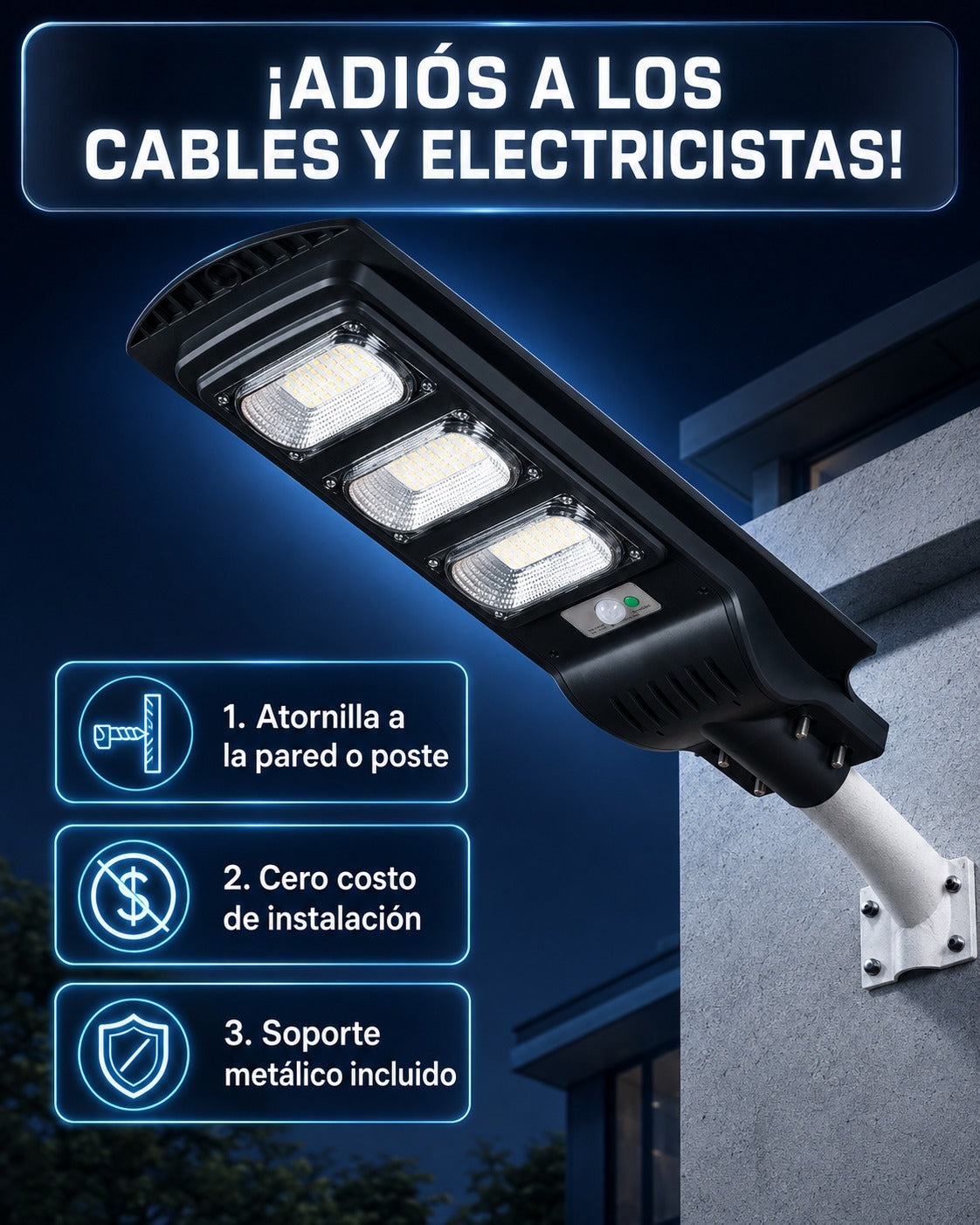 La Solución Total para el Exterior de Tu Propiedad: Máxima Seguridad, $0 en Recibos de Luz e Instalación Sin Electricistas
