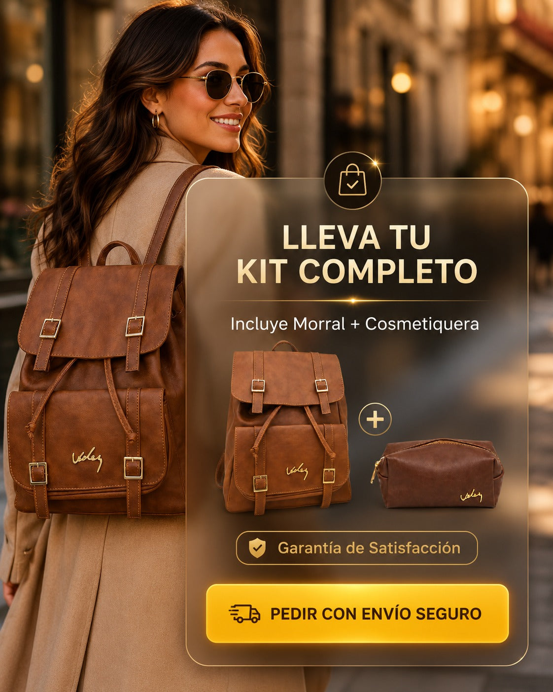 🎒MORRAL & COSMETIQUERA 🤎💛🖤