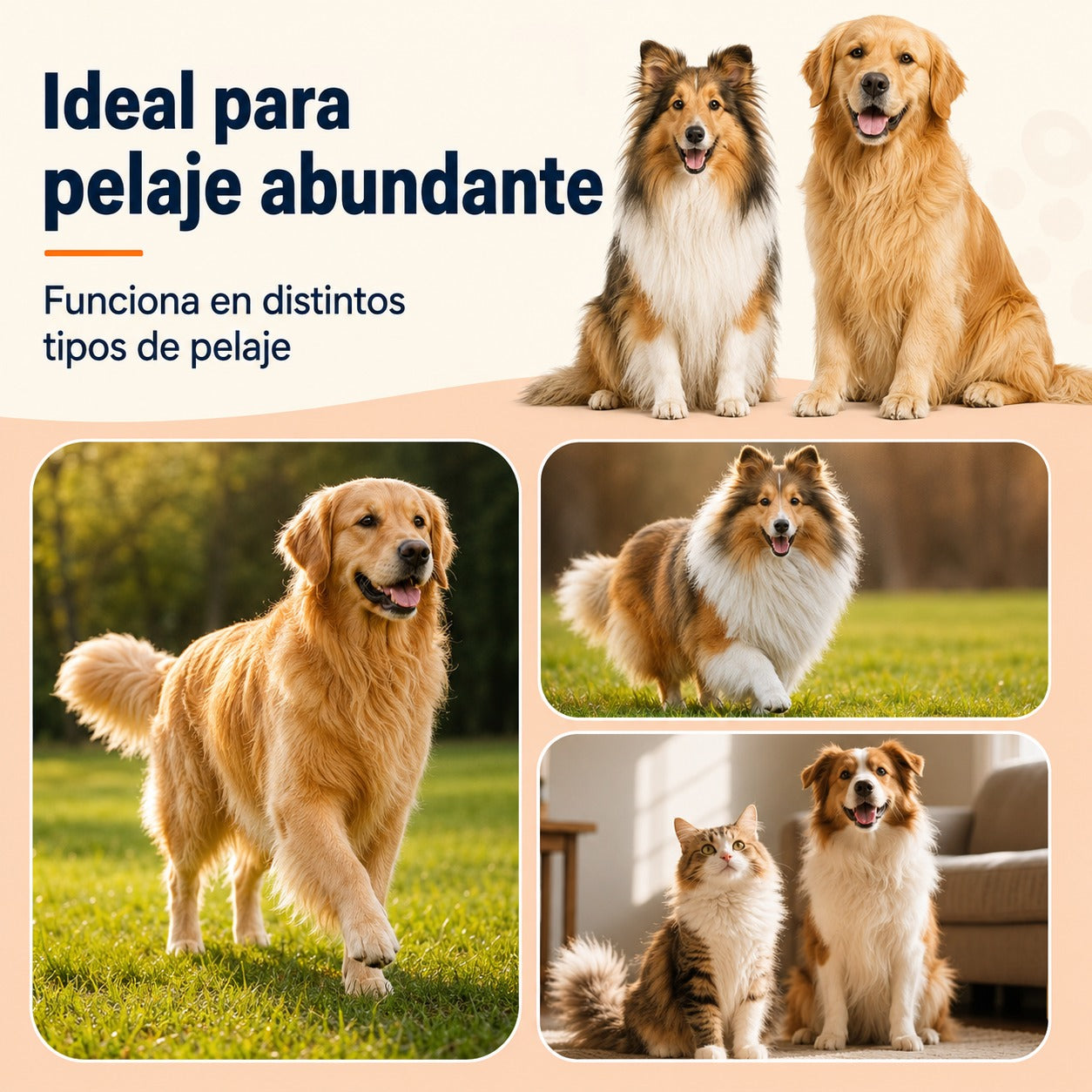 Kit de Peluquería para Perros y Gatos  Recargable