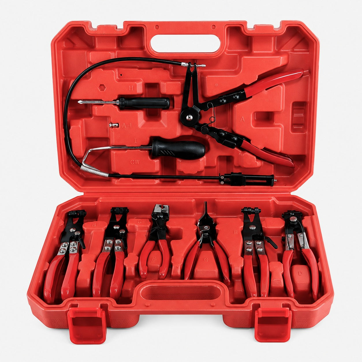 Kit de 9 Herramientas para Abrazaderas de Manguera Automotriz
