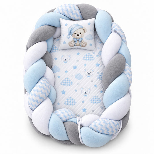 nido trenzado para bebe