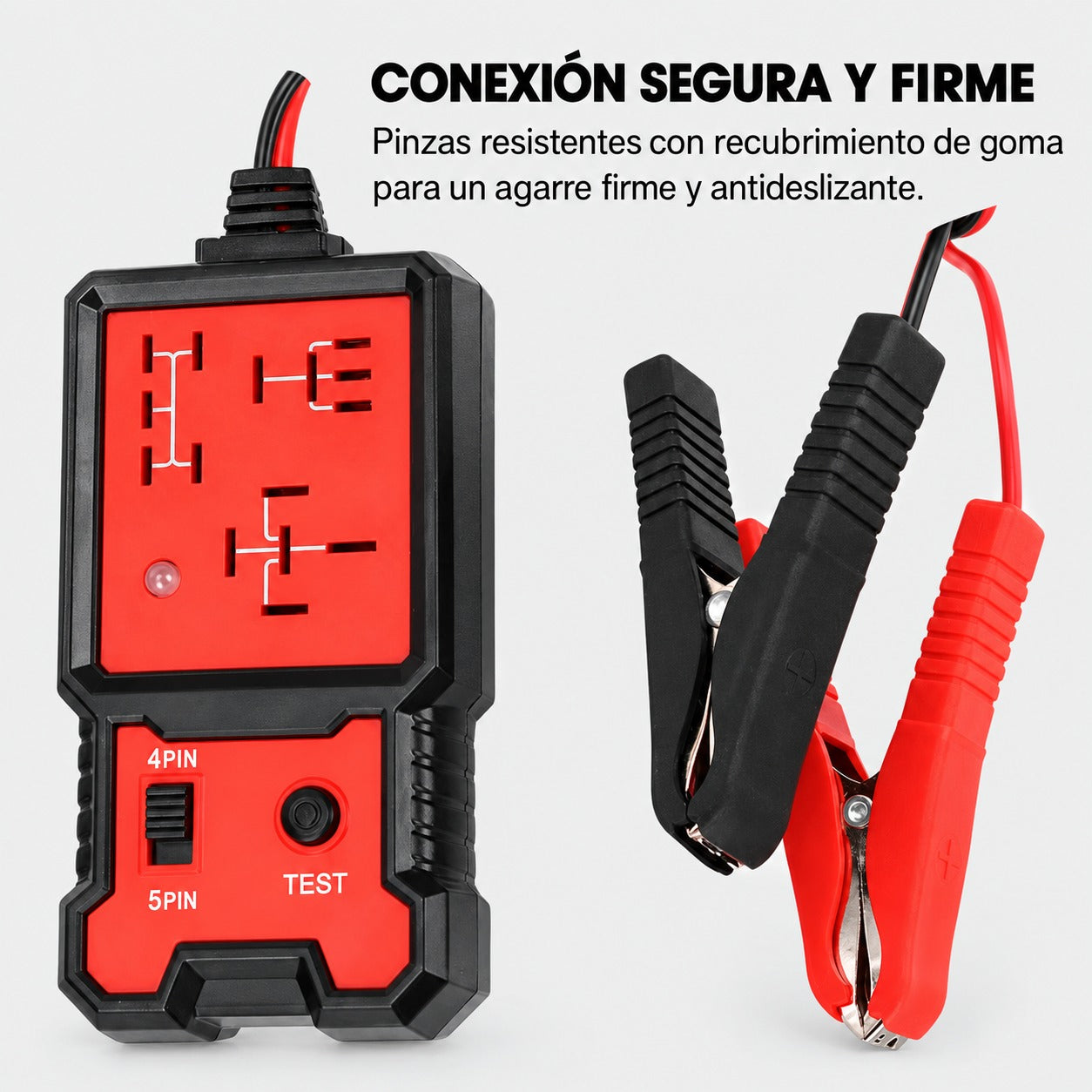 🔧 Probador de Relés Automotrices 4 y 5 Pines