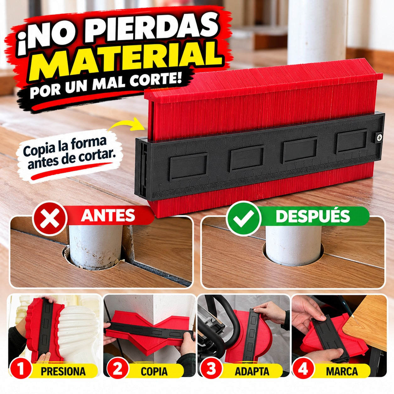 Medidor de Contorno Profesional