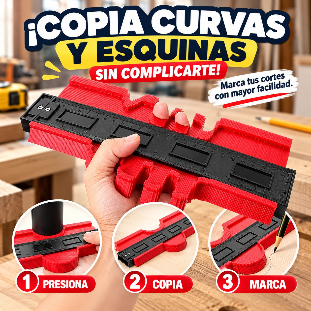 Medidor de Contorno Profesional
