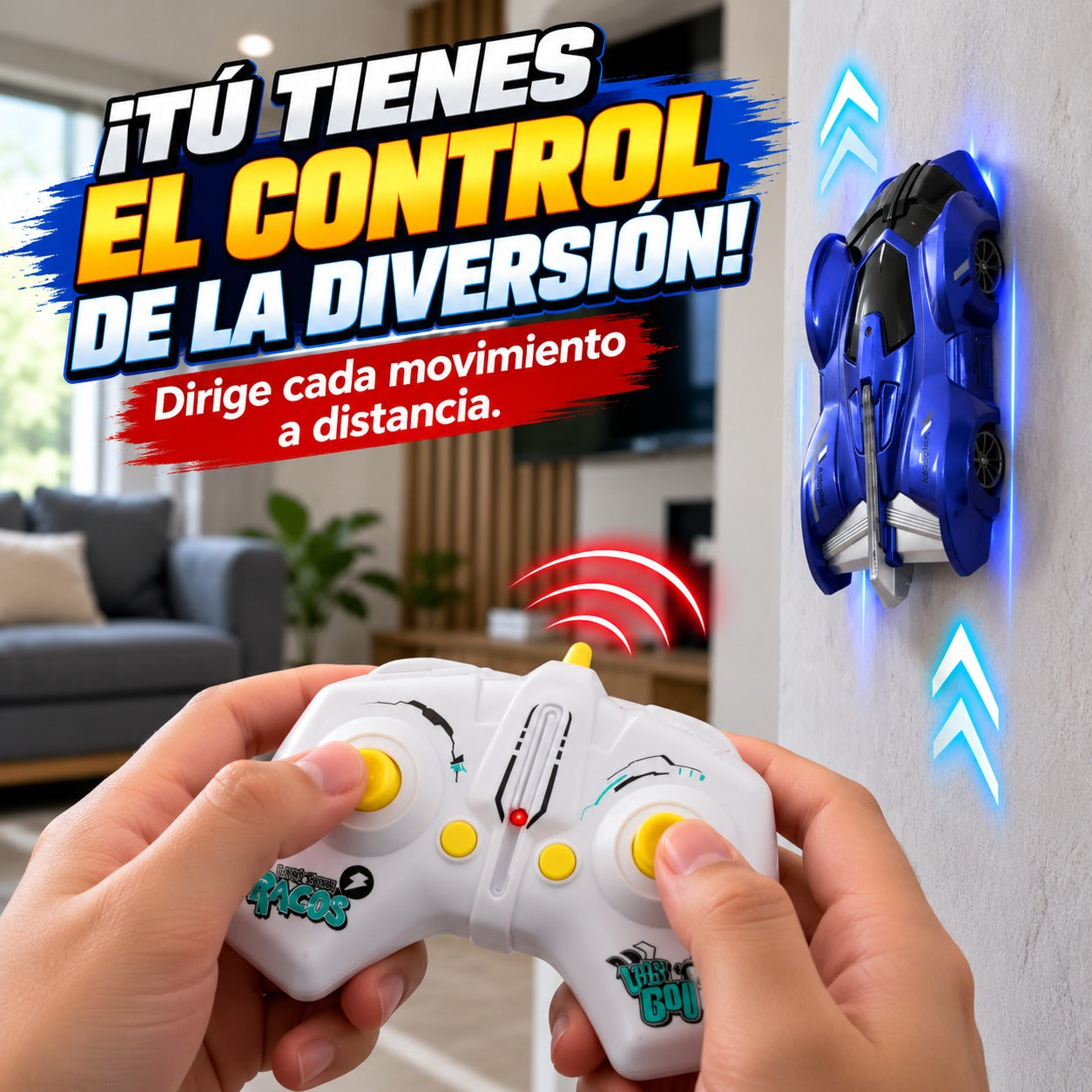 Carro Trepa Paredes Antigravedad RC