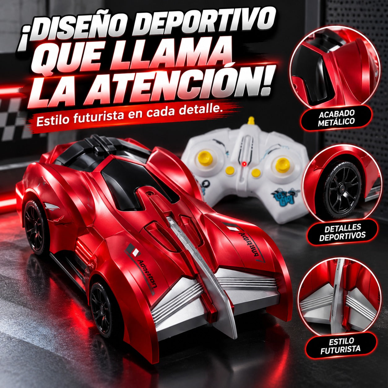 Carro Trepa Paredes Antigravedad RC