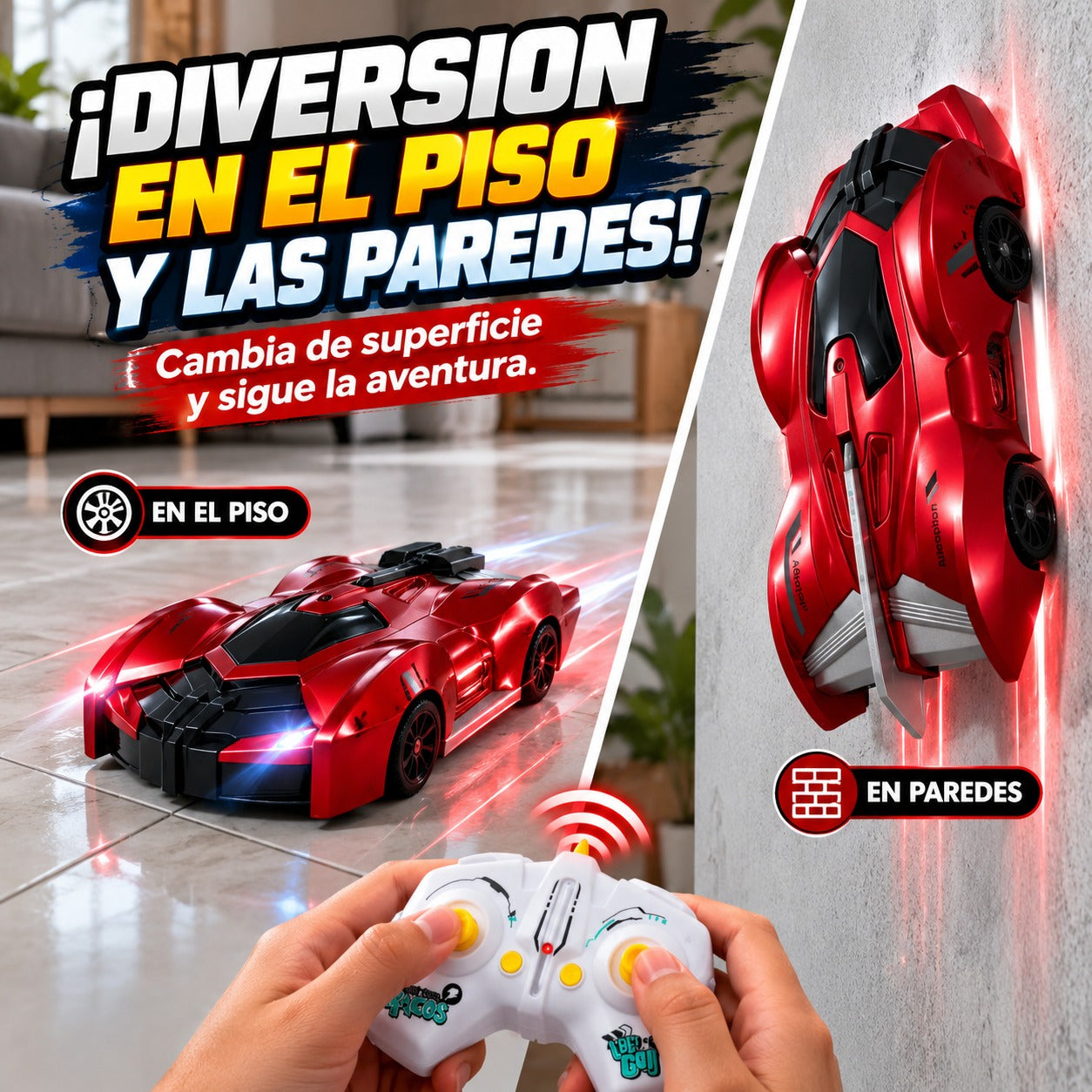Carro Trepa Paredes Antigravedad RC