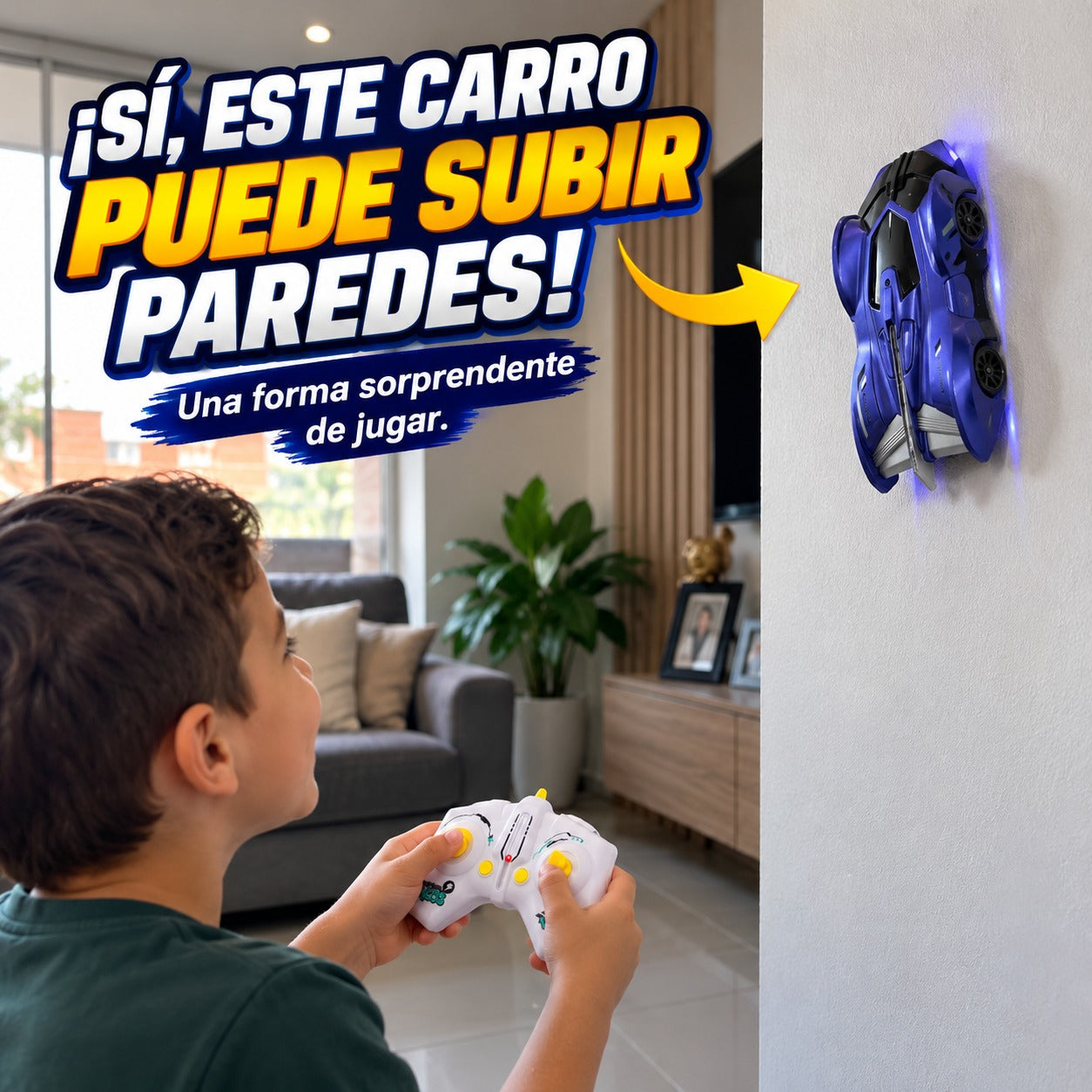 Carro Trepa Paredes Antigravedad RC