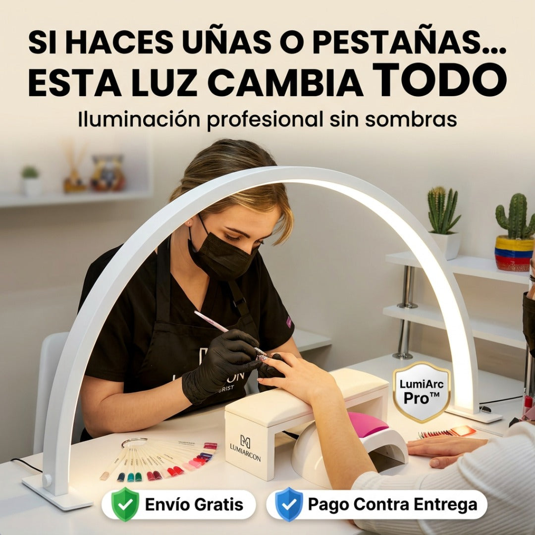 LumiArc Pro™ — Iluminación Profesional Sin Sombras