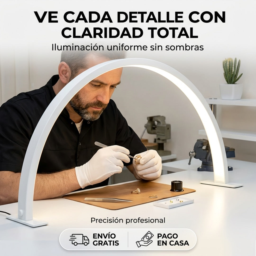 LumiArc Pro™ — Iluminación Profesional Sin Sombras