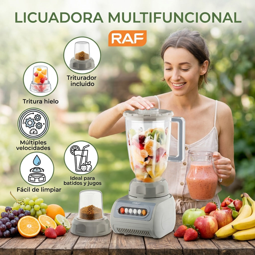 TurboBlend Pro™ – Licuadora Multifuncional 2 en 1 de 1.5L