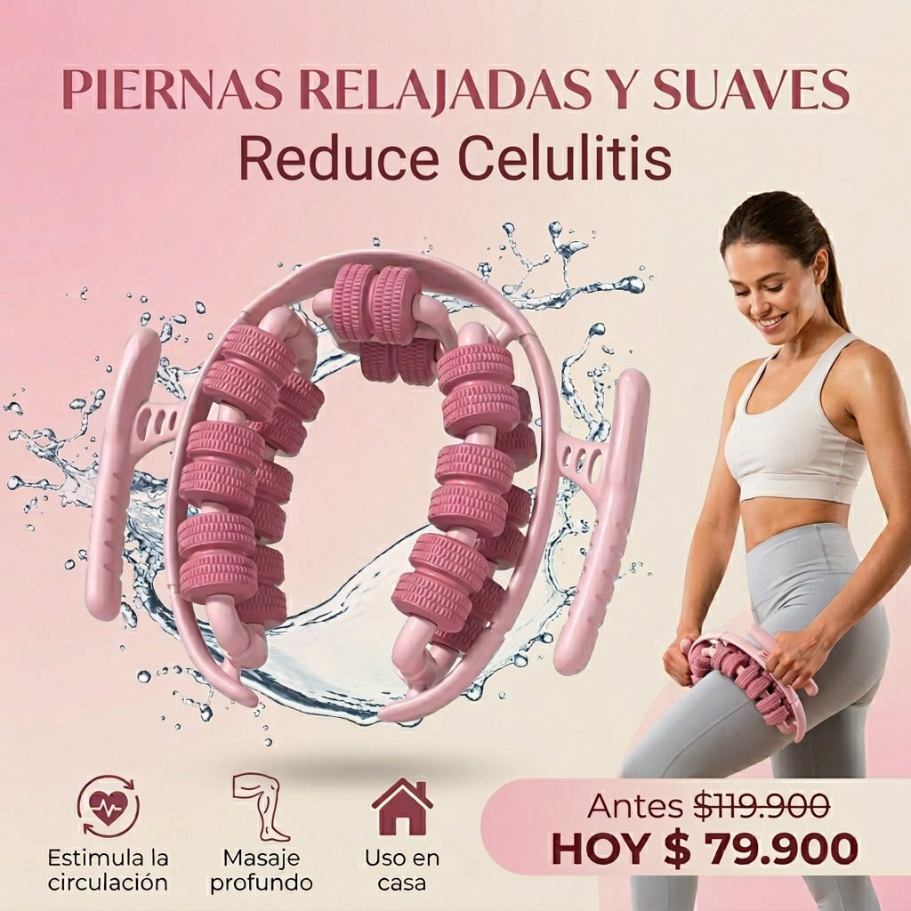 Masajeador Corporal de Rodillos 360° – Relajación y Bienestar en Casa