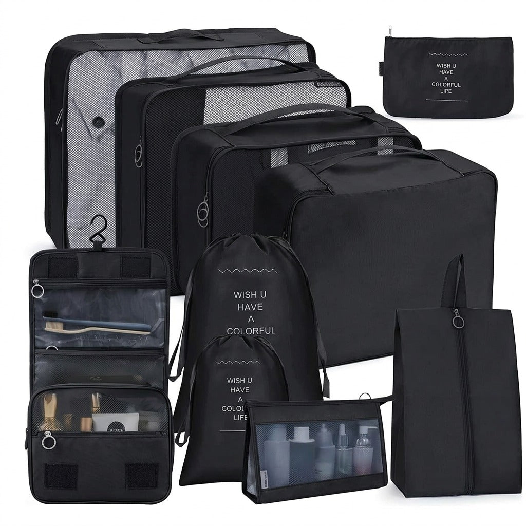 Kit Organizador de Maleta – Set de Viaje 10 Piezas