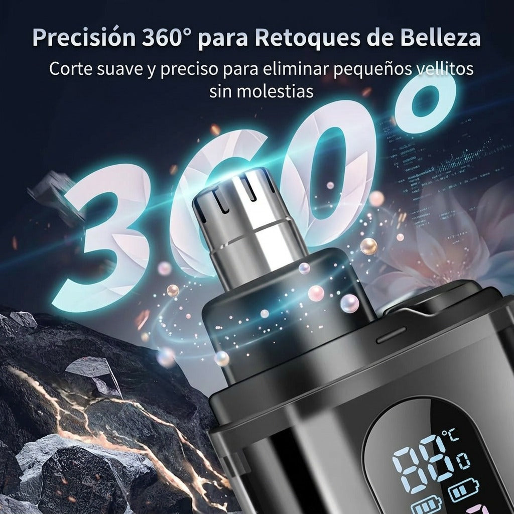 GlowTrim Pro™ La mini depiladora facial recargable que deja tu piel suave y perfecta en segundos