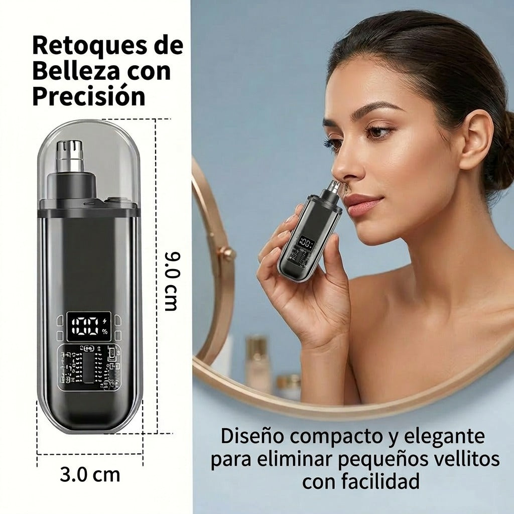 GlowTrim Pro™ La mini depiladora facial recargable que deja tu piel suave y perfecta en segundos