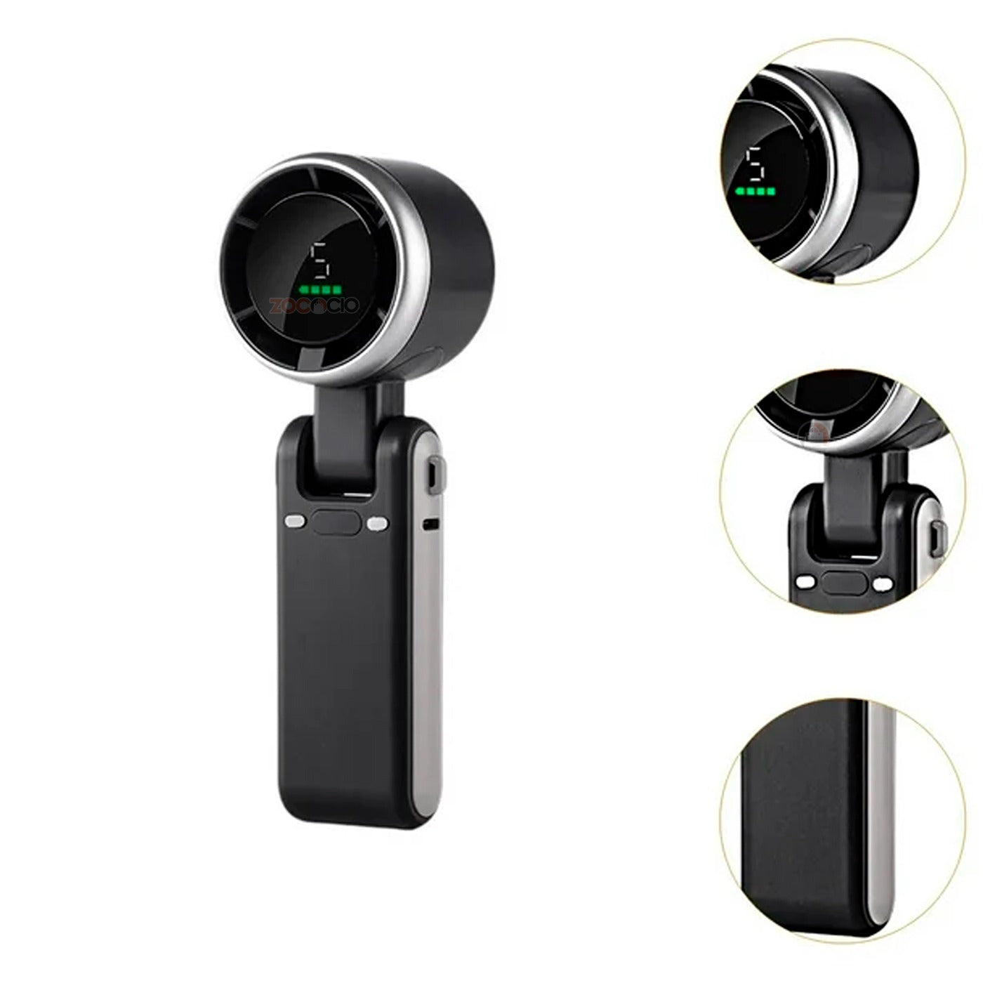 TurboBreeze Pro™ — El ventilador portátil que te salva del calor en segundos.