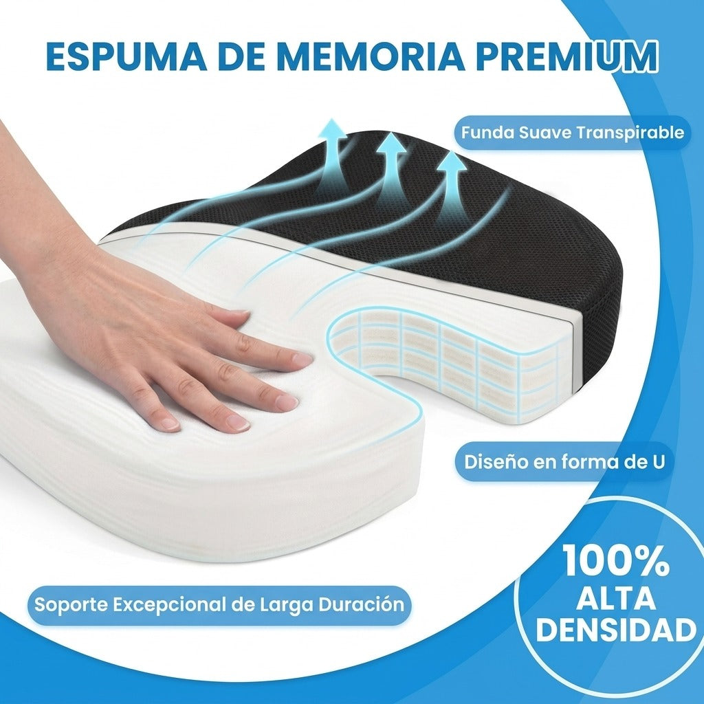 Cojin Almohada De Espuma Silla U Coxis