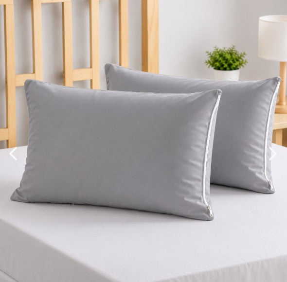 Protectores de Almohada Antifluido con Cremallera | Set x2