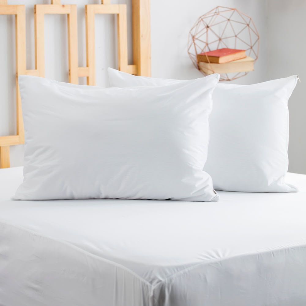 Protectores de Almohada Antifluido con Cremallera | Set x2