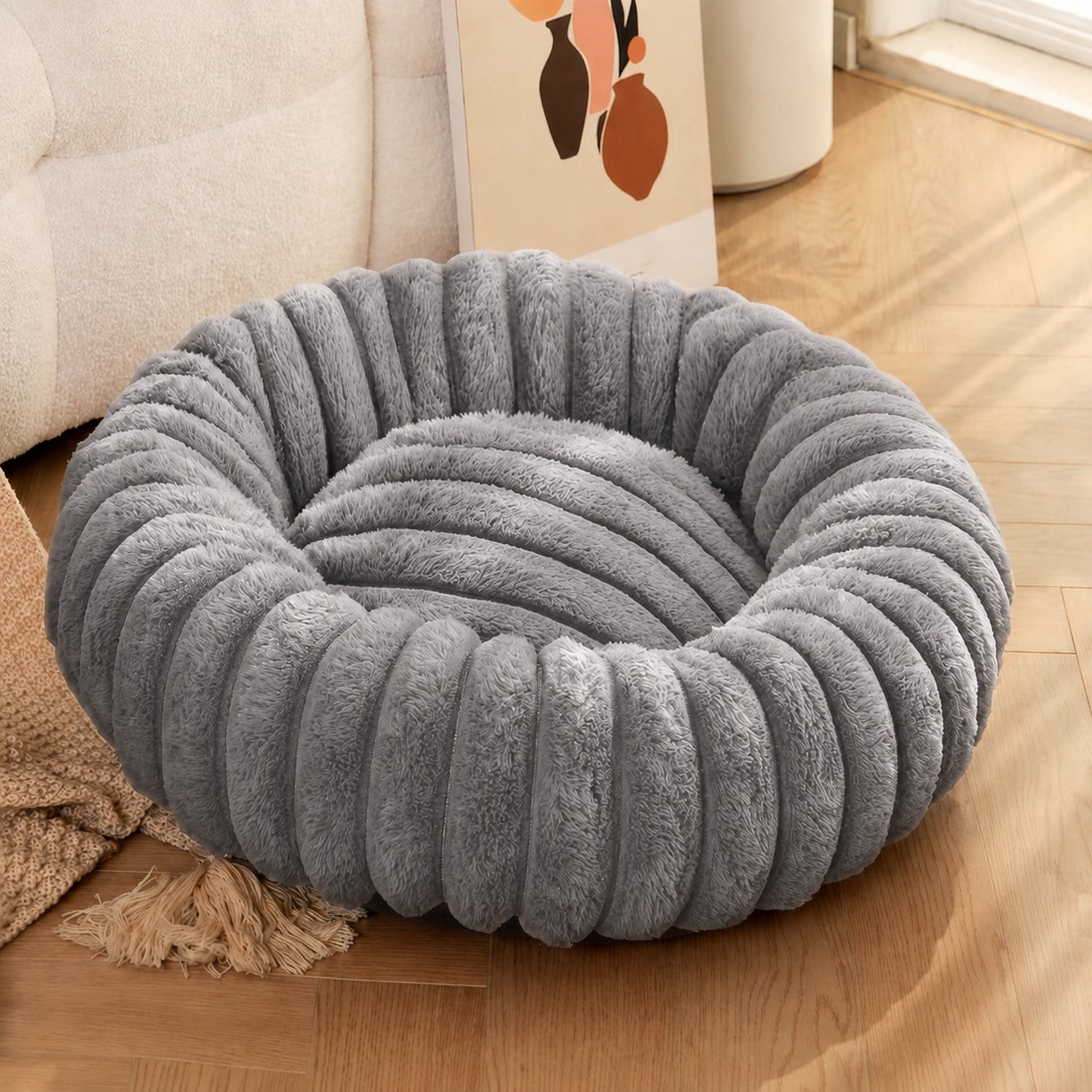 CAMA REDONDA  PARA PERROS Y GATOS