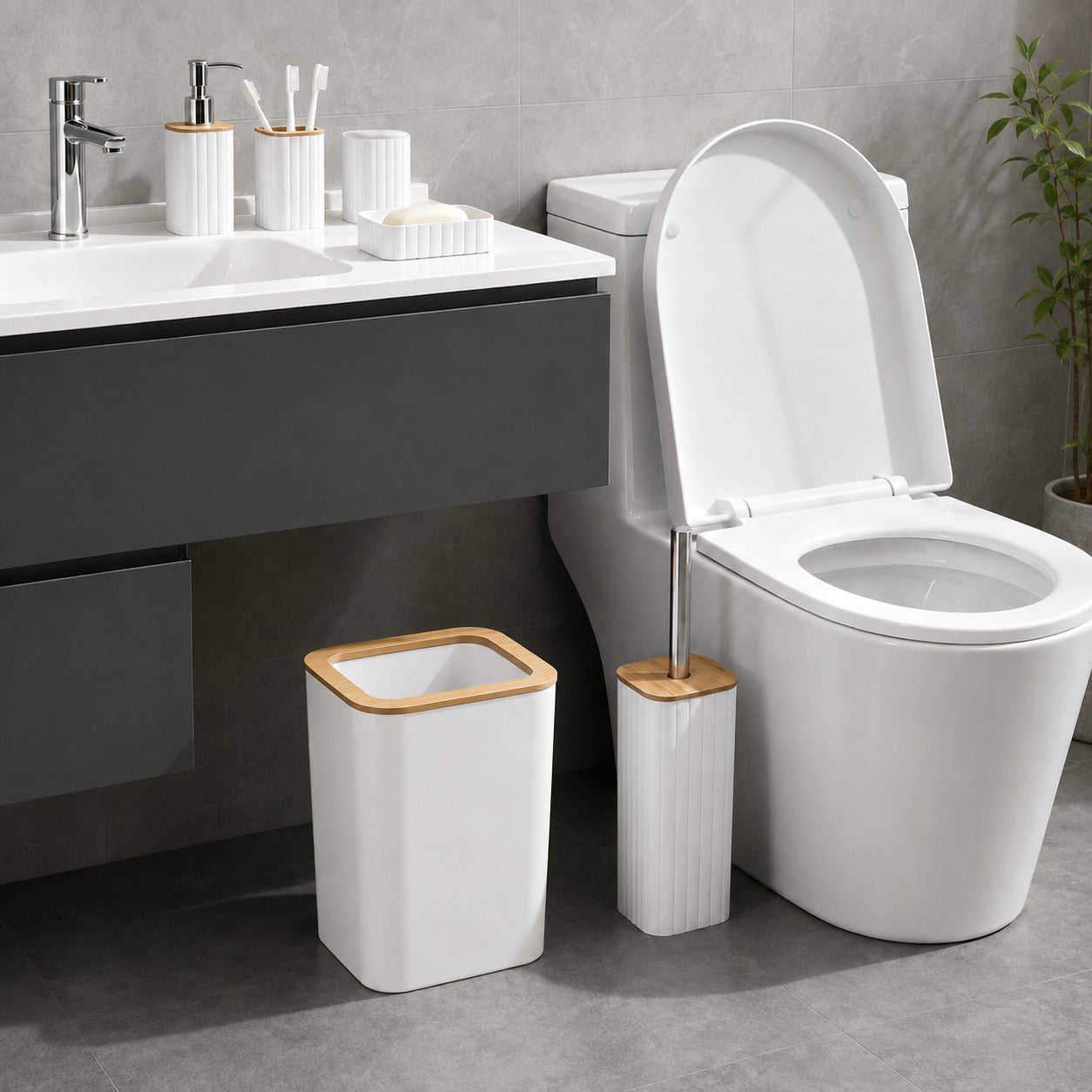 Set de Accesorios para Baño de 6 Piezas – Orden y Estilo en un Solo Diseño