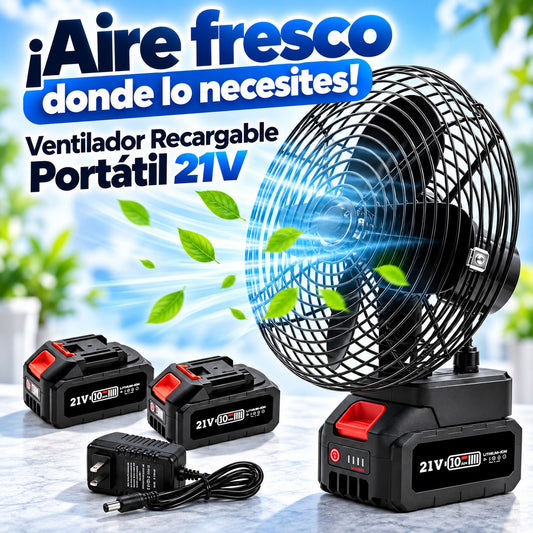 VENTILADOR RECARGABLE 21V