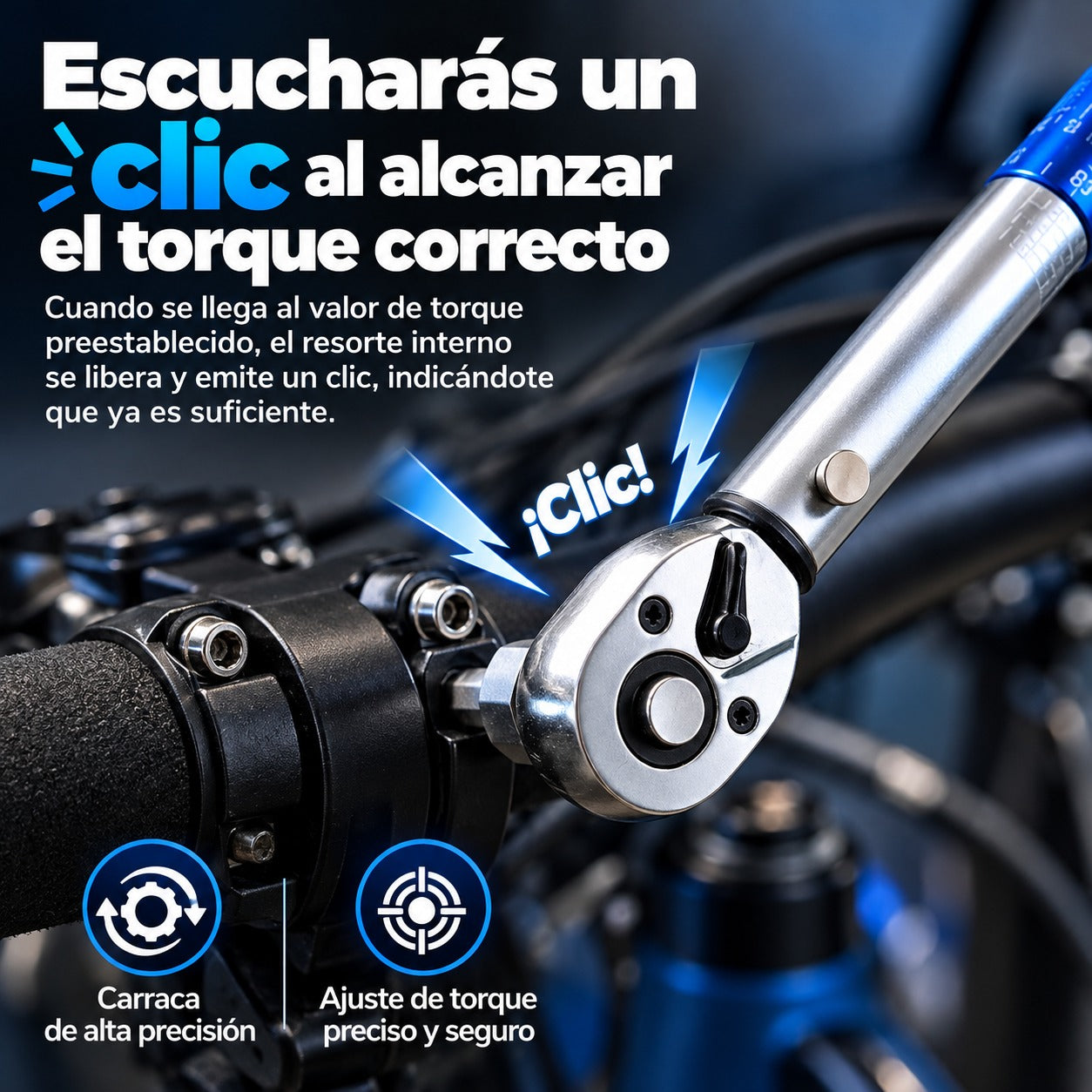 🔧 Kit Dinamométrico de Precisión para Bicicletas – 15 Piezas