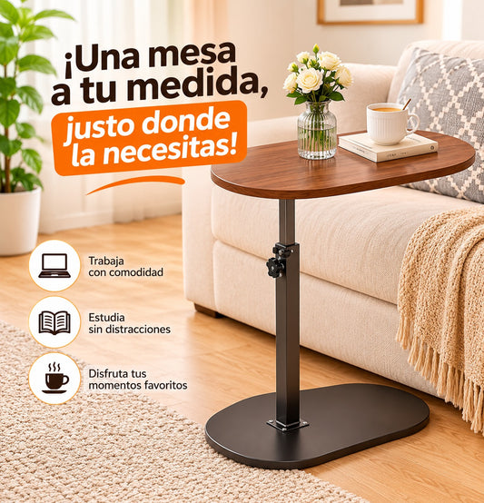 Mesa Auxiliar Tipo C con Altura Ajustable