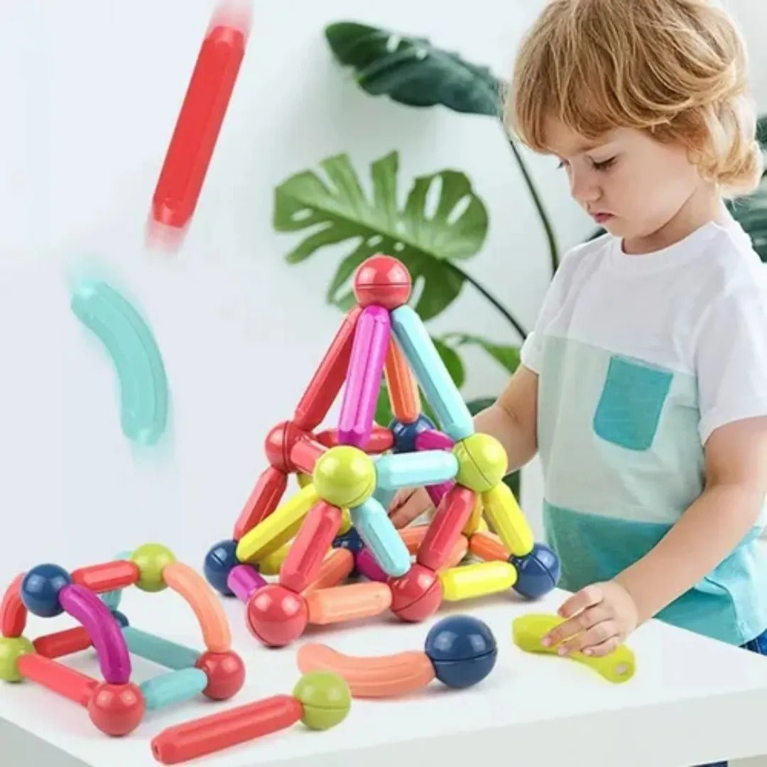Juego de Construcción Magnético 3D de 42 y 68 Piezas | Creatividad y Diversión