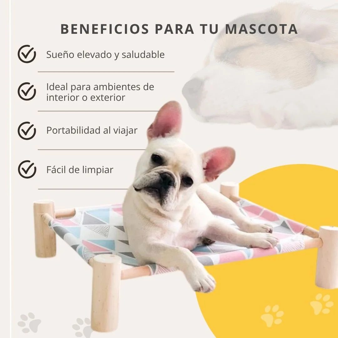 ElevPet™ – Cama Elevada Portátil para Mascotas