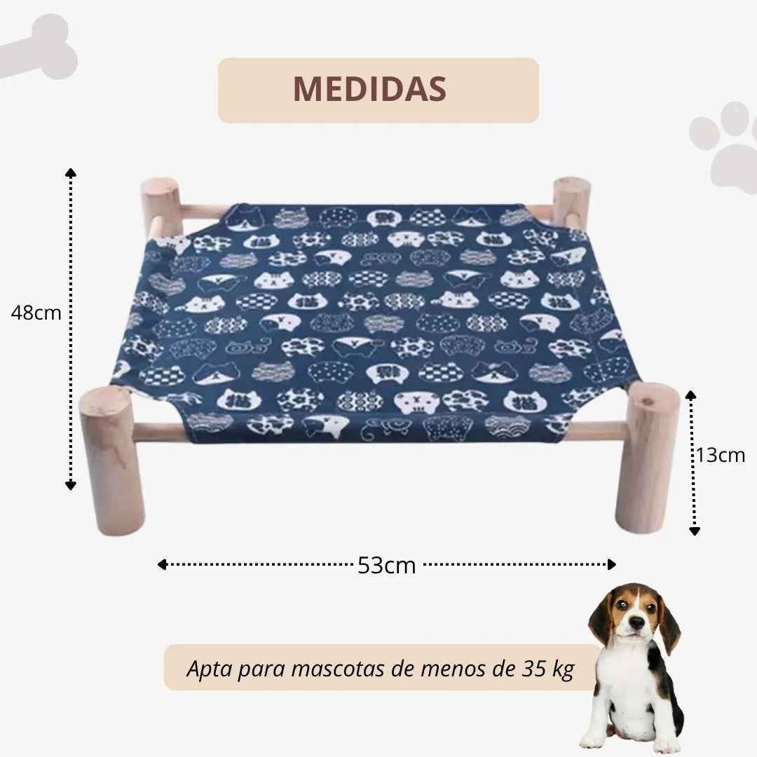 ElevPet™ – Cama Elevada Portátil para Mascotas