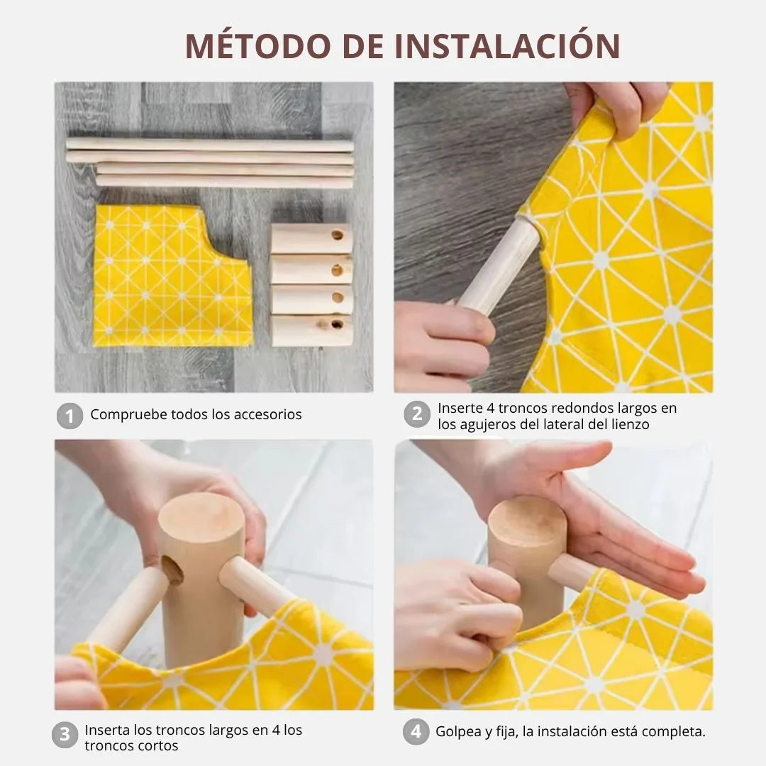 ElevPet™ – Cama Elevada Portátil para Mascotas
