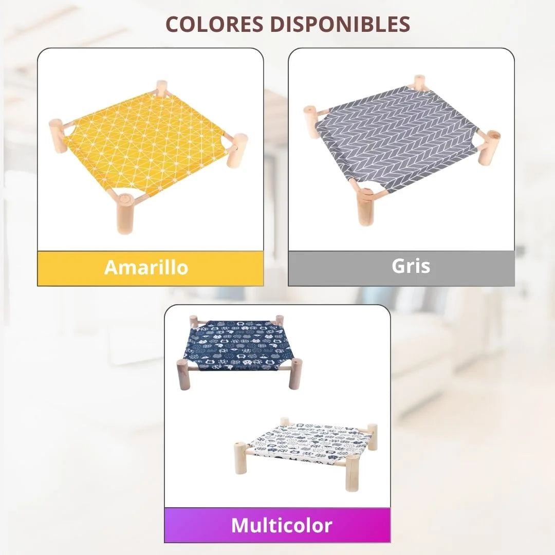 ElevPet™ – Cama Elevada Portátil para Mascotas