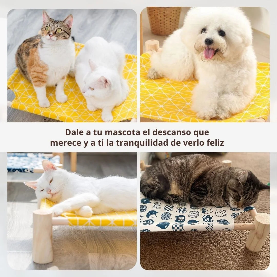 ElevPet™ – Cama Elevada Portátil para Mascotas