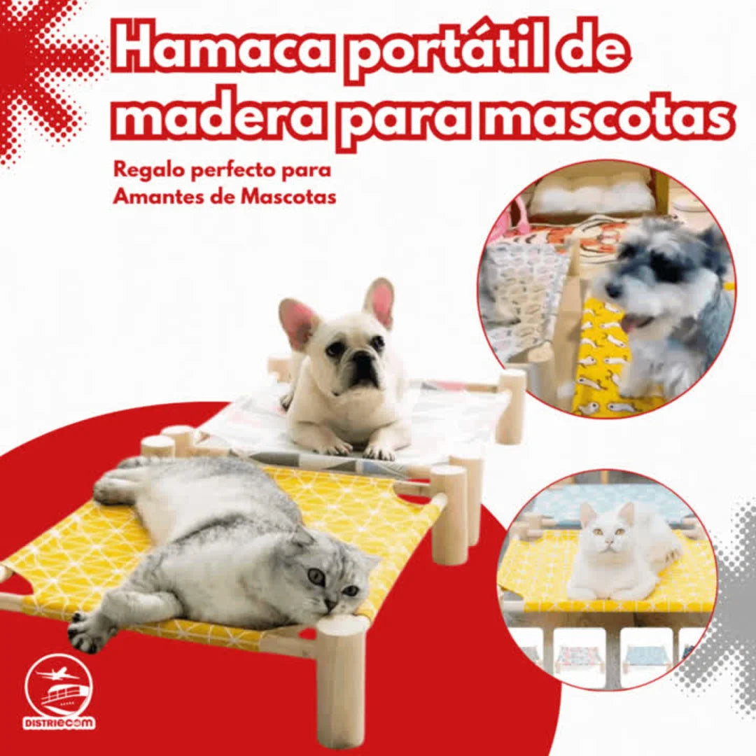 ElevPet™ – Cama Elevada Portátil para Mascotas